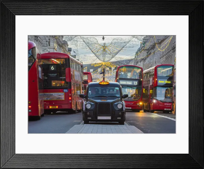 Framed Print : UK, England, London, West End, Regent Street, Christmas Lights Framed Print : UK, England, London, West End, Regent Street, Christmas Lights