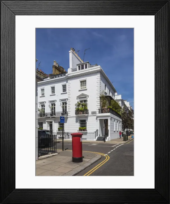 Framed Print : Georgian architecture, Chelsea, London, England, UK Framed Print : Georgian architecture, Chelsea, London, England, UK