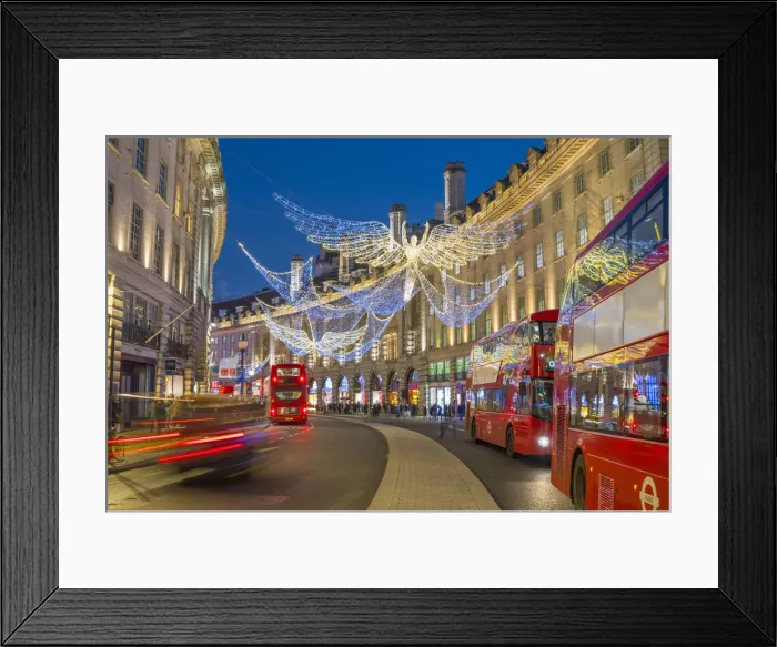 Framed Print : UK, England, London, West End, Regent Street, Christmas Lights Framed Print : UK, England, London, West End, Regent Street, Christmas Lights