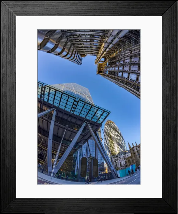 Framed Print : UK, England, London, The City, including The Gherkin (30 St Framed Print : UK, England, London, The City, including The Gherkin (30 St