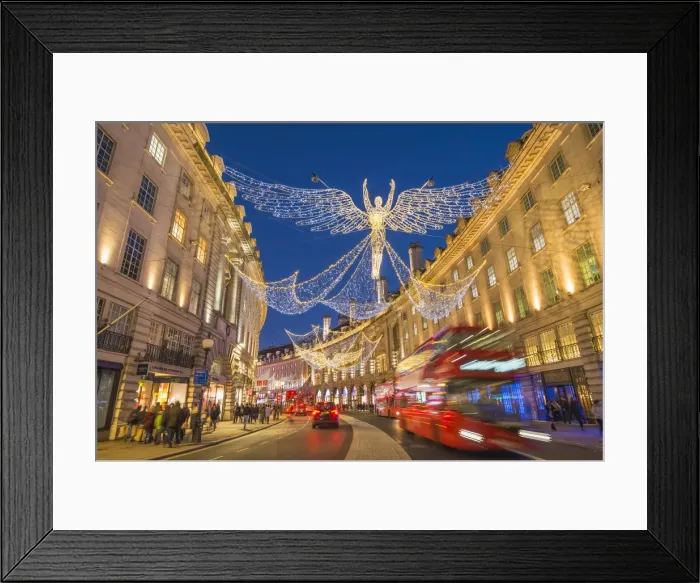 Framed Print : UK, England, London, West End, Regent Street, Christmas Lights Framed Print : UK, England, London, West End, Regent Street, Christmas Lights