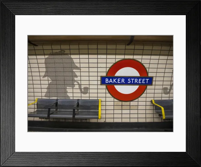 Framed Print : Baker Street tube station, London, England, UK Framed Print : Baker Street tube station, London, England, UK