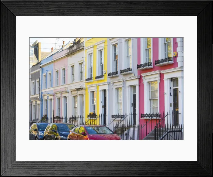 Framed Print : Notting Hill, London, England, UK Framed Print : Notting Hill, London, England, UK
