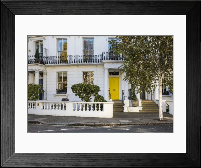 Framed Print : Georgian architecture, Bayswater, London, England, UK Framed Print : Georgian architecture, Bayswater, London, England, UK