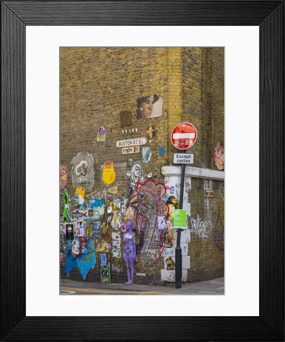 Framed Print : Brick Lane, London, England, UK Framed Print : Brick Lane, London, England, UK