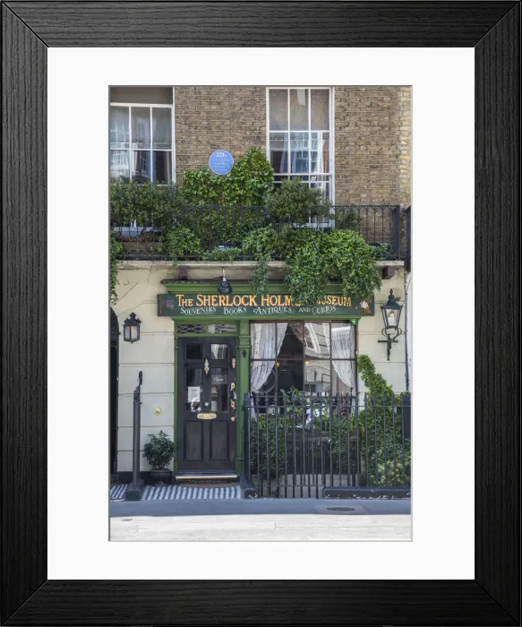 Framed Print : Sherlock Holmes Museum, Baker Street, London, England, UK Framed Print : Sherlock Holmes Museum, Baker Street, London, England, UK