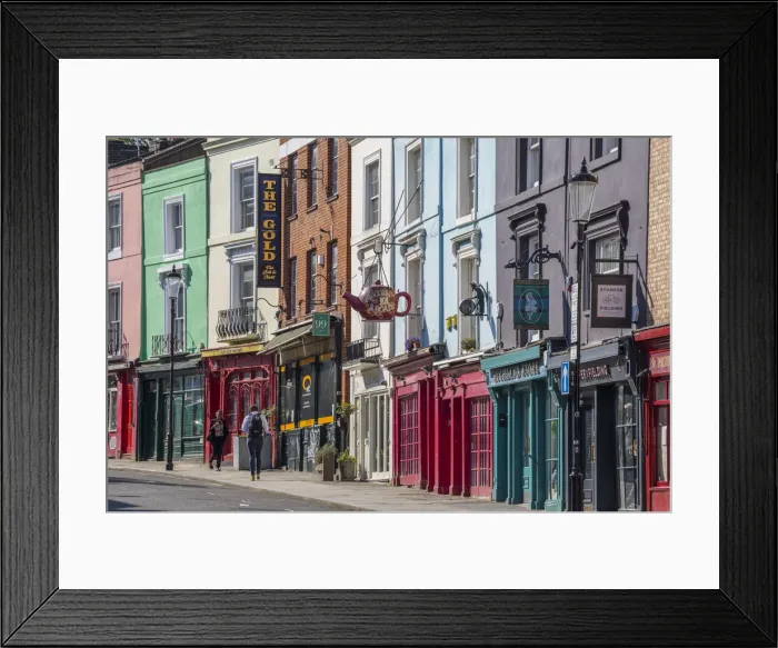 Framed Print : Portobello Road, Notting Hill, London, England, UK Framed Print : Portobello Road, Notting Hill, London, England, UK