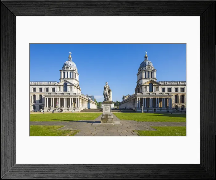 Framed Print : Royal Naval College, Greenwich, London, England, UK Framed Print : Royal Naval College, Greenwich, London, England, UK