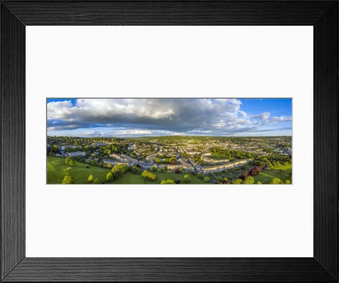Framed Print : Panoramic view over Bath, Somerset, England Framed Print : Panoramic view over Bath, Somerset, England