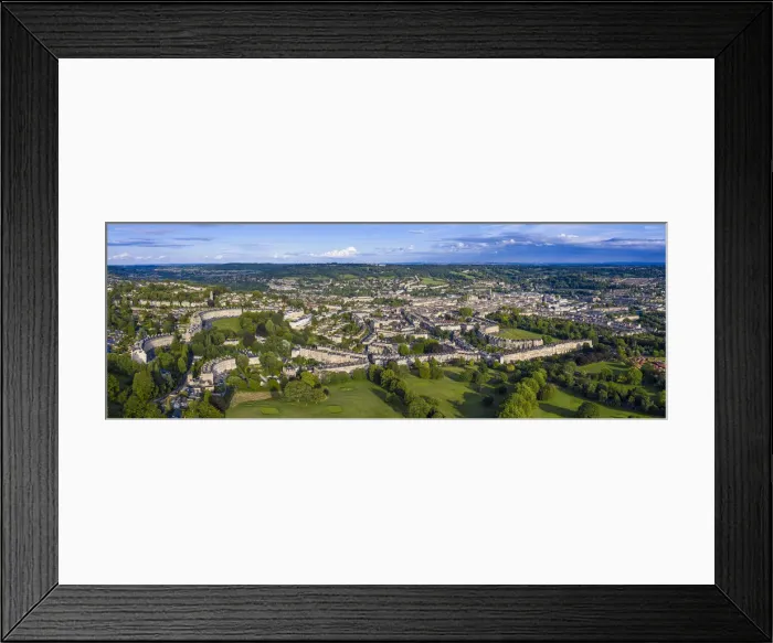 Framed Print : Panoramic view over Bath, Somerset, England Framed Print : Panoramic view over Bath, Somerset, England
