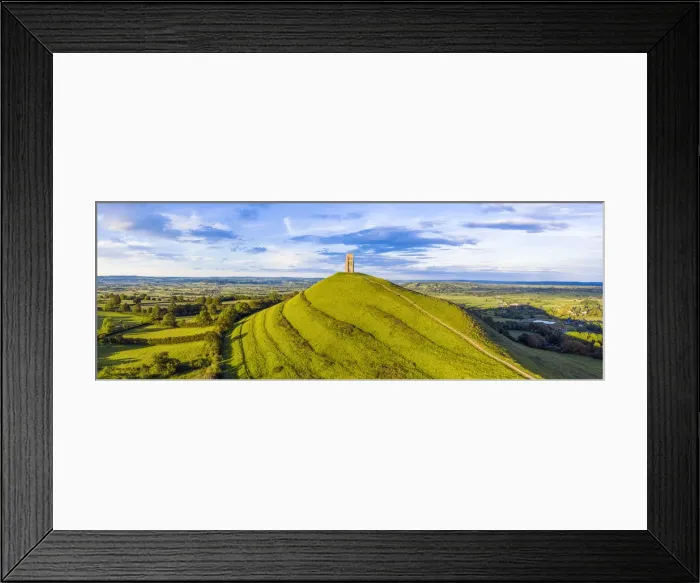 Framed Print : United Kingdom, England, Somerset, Glastonbury, St Framed Print : United Kingdom, England, Somerset, Glastonbury, St