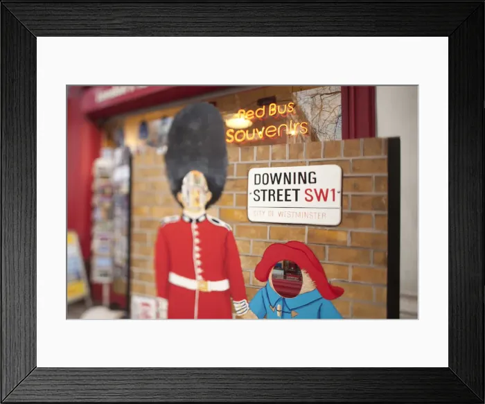 Framed Print : Souvenir shop, London, England