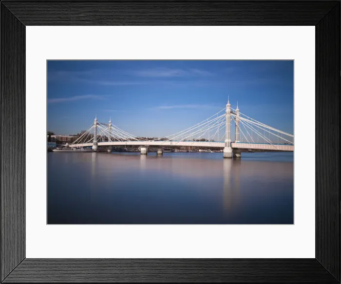 Framed Print : England, London, Battersea, Albert Bridge Framed Print : England, London, Battersea, Albert Bridge