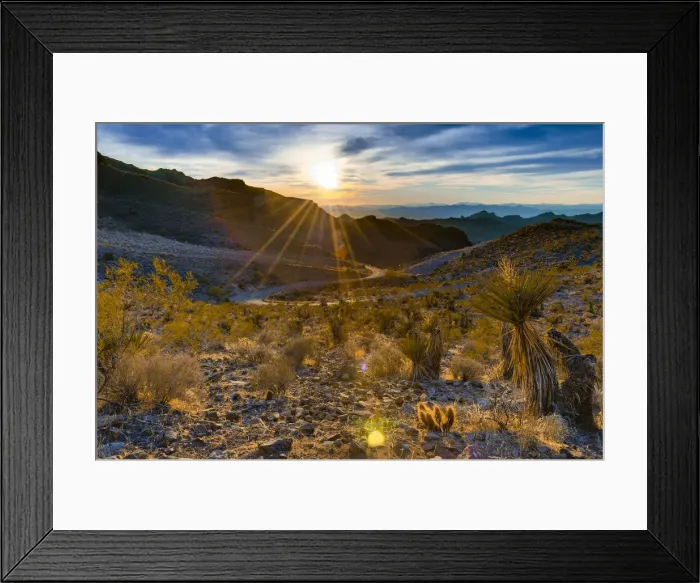 Framed Print : USA, Arizona, from Sitgreaves Pass on Route 66 Framed Print : USA, Arizona, from Sitgreaves Pass on Route 66