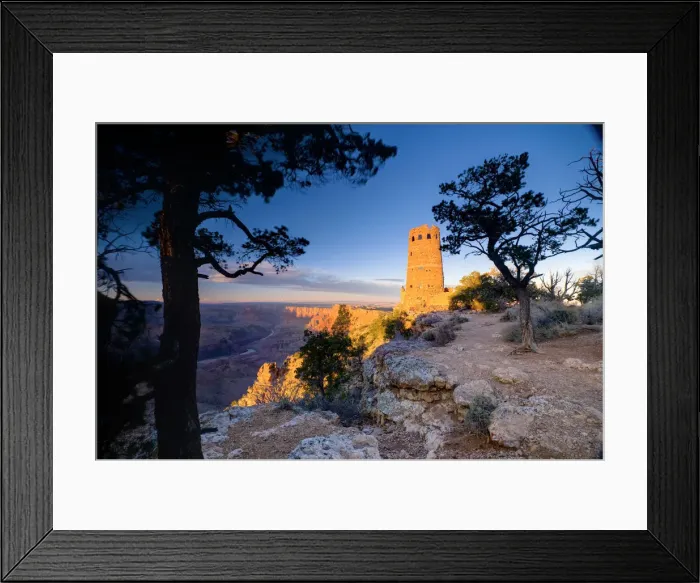 Framed Print : USA, Arizona, Grand Canyon, Desert View Watchtower Framed Print : USA, Arizona, Grand Canyon, Desert View Watchtower