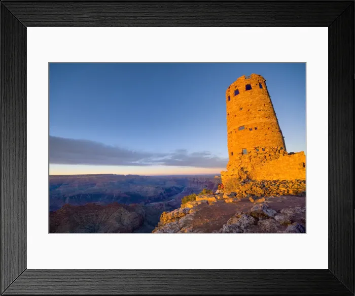Framed Print : USA, Arizona, Grand Canyon, Desert View Watchtower Framed Print : USA, Arizona, Grand Canyon, Desert View Watchtower