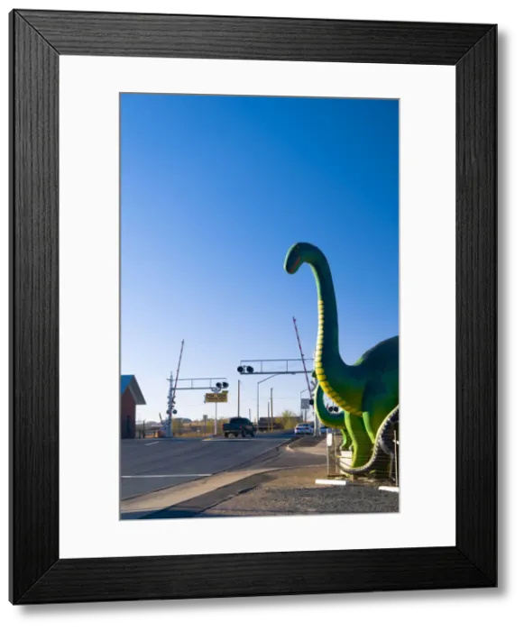 Framed Print : USA, Arizona, Holbrook, Route 66 Dinosaur Framed Print : USA, Arizona, Holbrook, Route 66 Dinosaur