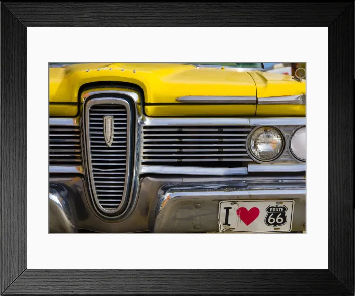 Framed Print : USA, Arizona, Seligman, Route 66, Ford Edsel Framed Print : USA, Arizona, Seligman, Route 66, Ford Edsel