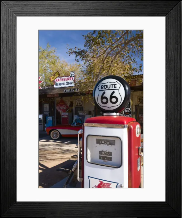 Framed Print : USA, Arizona, Route 66, Hackberry General Store and Gas Station Framed Print : USA, Arizona, Route 66, Hackberry General Store and Gas Station