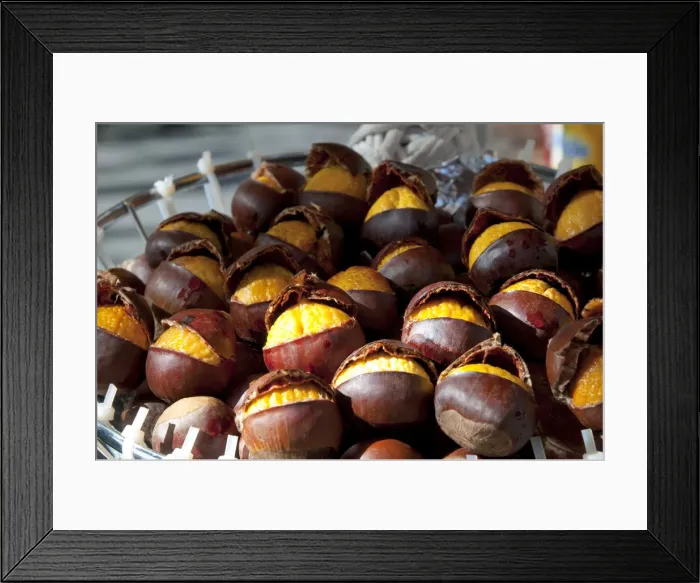 Framed Print : USA, Manhattan, Roast chestnuts Framed Print : USA, Manhattan, Roast chestnuts