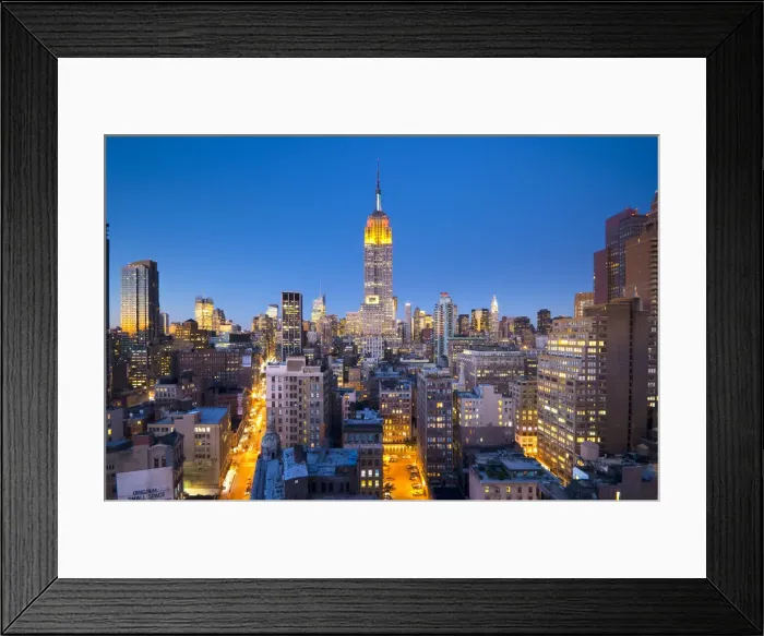 Framed Print : USA, Manhattan, Midtown, Empire State Building Framed Print : USA, Manhattan, Midtown, Empire State Building