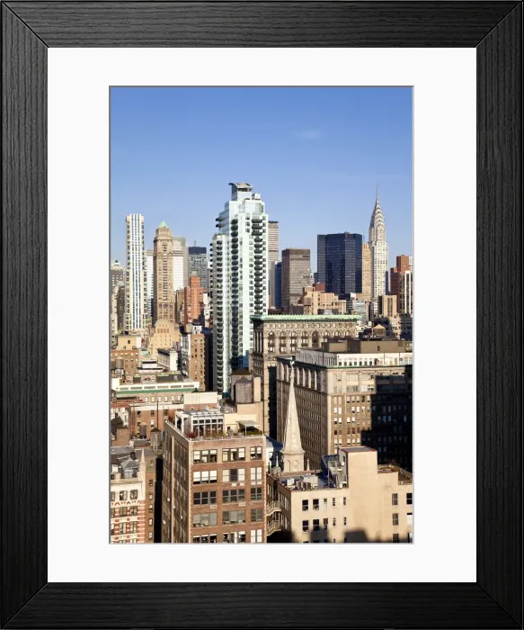 Framed Print : USA, New York City, Manhattan, Mid-Town Manhattan Framed Print : USA, New York City, Manhattan, Mid-Town Manhattan