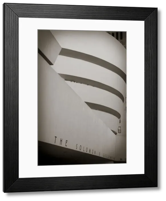 Framed Print : Guggenheim Museum (by Frank Lloyd Wright), Upper East Side, Manhattan, New York City, USA