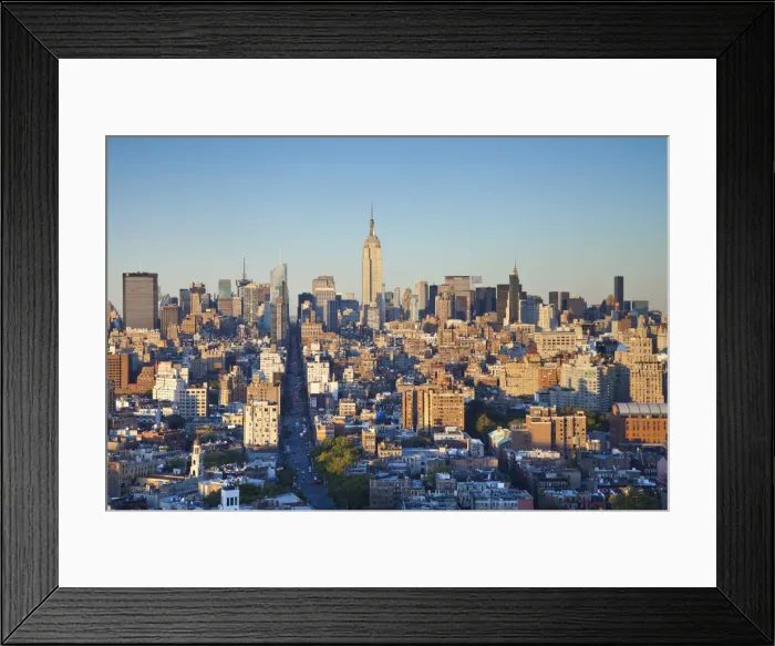 Framed Print : Empire State Building & Midtown skyline, Manhattan, New York City, USA Framed Print : Empire State Building & Midtown skyline, Manhattan, New York City, USA