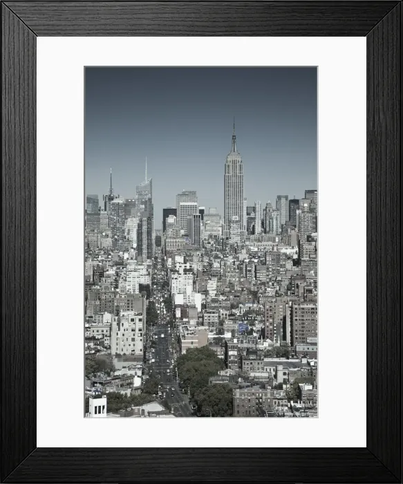 Framed Print : Empire State Building & Midtown skyline, Manhattan, New York City, USA Framed Print : Empire State Building & Midtown skyline, Manhattan, New York City, USA