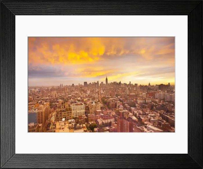 Framed Print : Empire State Building & Midtown skyline, Manhattan, New York City, USA Framed Print : Empire State Building & Midtown skyline, Manhattan, New York City, USA