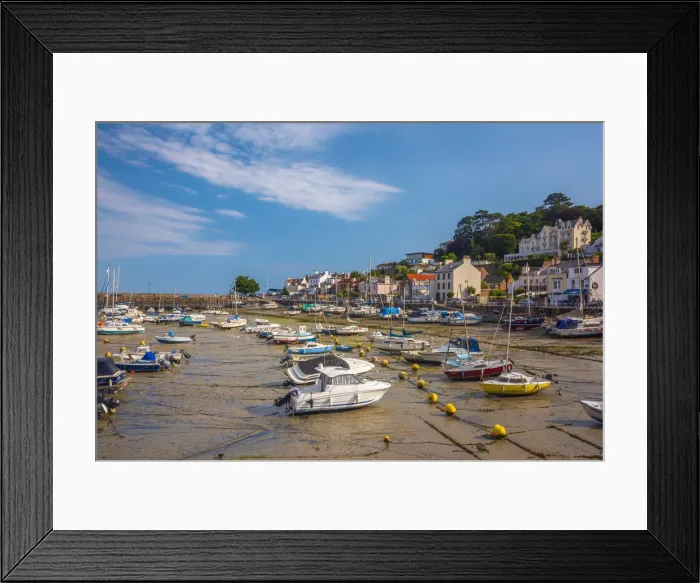 Framed Print : UK, Channel Islands, Jersey, St Aubin, St Aubin Harbour Framed Print : UK, Channel Islands, Jersey, St Aubin, St Aubin Harbour