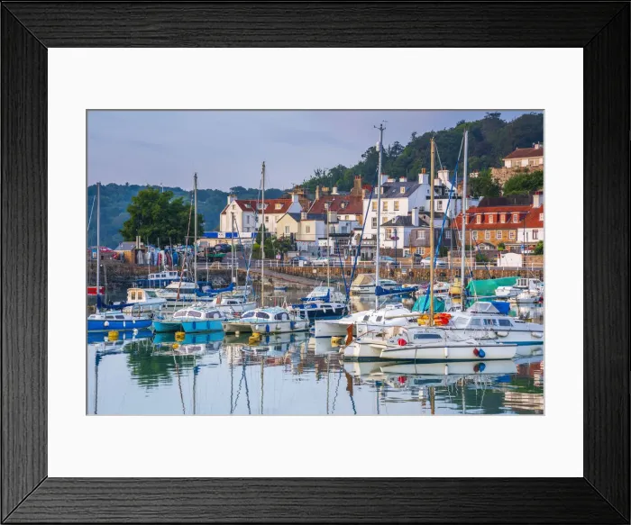 Framed Print : UK, Channel Islands, Jersey, St Aubin, St Aubin Harbour Framed Print : UK, Channel Islands, Jersey, St Aubin, St Aubin Harbour