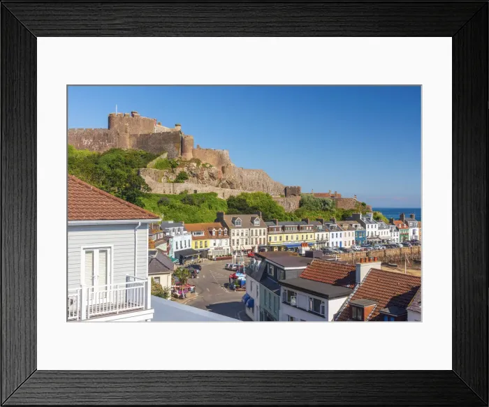 Framed Print : United KIngdom, Channel Islands, Gorey, Mont Orgueil Castle or Gorey Castle Framed Print : United KIngdom, Channel Islands, Gorey, Mont Orgueil Castle or Gorey Castle