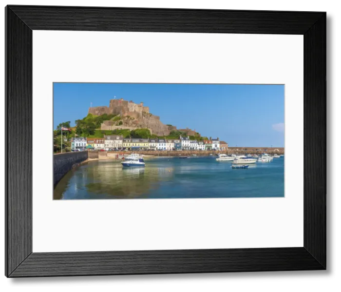Framed Print : United KIngdom, Channel Islands, Gorey, Mont Orgueil Castle or Gorey Castle Framed Print : United KIngdom, Channel Islands, Gorey, Mont Orgueil Castle or Gorey Castle