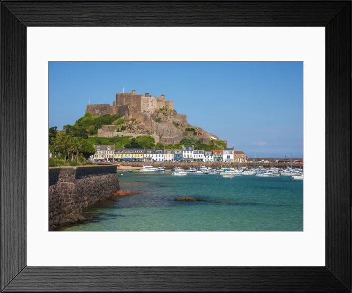Framed Print : United KIngdom, Channel Islands, Gorey, Mont Orgueil Castle or Gorey Castle Framed Print : United KIngdom, Channel Islands, Gorey, Mont Orgueil Castle or Gorey Castle