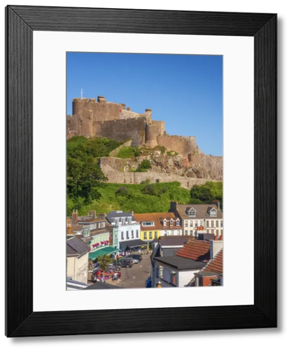 Framed Print : United KIngdom, Channel Islands, Gorey, Mont Orgueil Castle or Gorey Castle Framed Print : United KIngdom, Channel Islands, Gorey, Mont Orgueil Castle or Gorey Castle