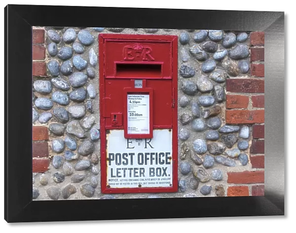 UK, England, East Anglia, Norfolk, Cley, Letterbox