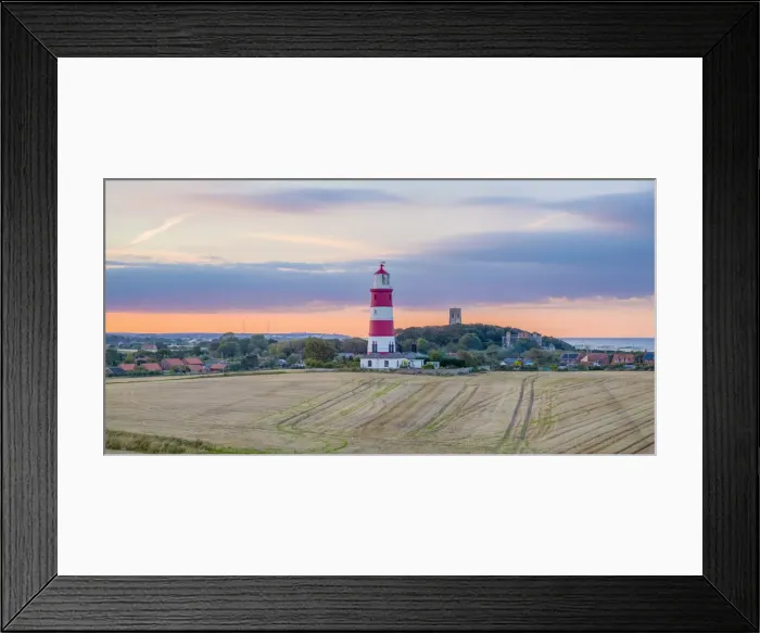 Framed Print : UK, England, East Anglia, Norfolk, Happisburgh LIghthouse Framed Print : UK, England, East Anglia, Norfolk, Happisburgh LIghthouse
