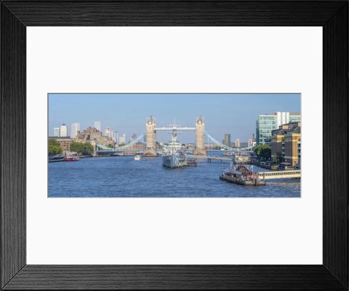 Framed Print : UK, England, London, Tower Bridge and HMS Belfast Framed Print : UK, England, London, Tower Bridge and HMS Belfast