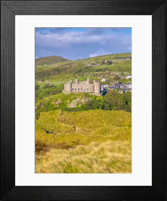 Framed Print : UK, Wales, Gwynedd, Harlech, Harlech Castle Framed Print : UK, Wales, Gwynedd, Harlech, Harlech Castle