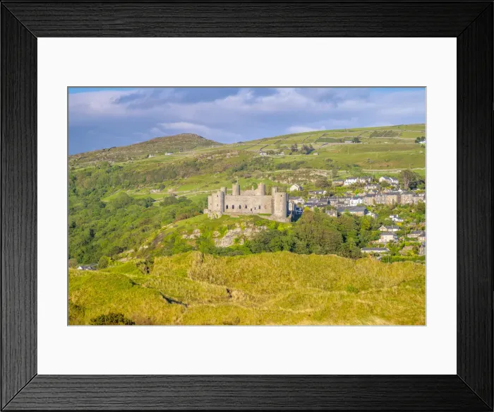 Framed Print : UK, Wales, Gwynedd, Harlech, Harlech Castle Framed Print : UK, Wales, Gwynedd, Harlech, Harlech Castle