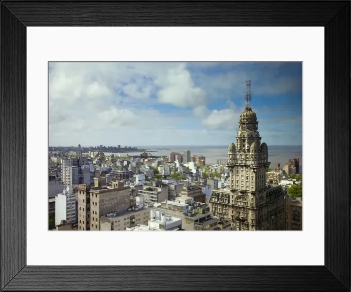 Framed Print : View from Radisson Hotel, Montevideo, Uruguay Framed Print : View from Radisson Hotel, Montevideo, Uruguay