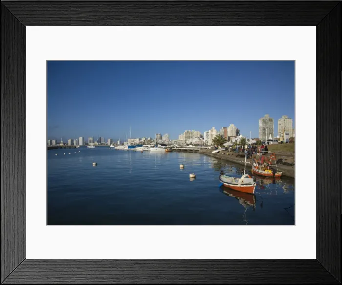 Framed Print : Port and sailing boats, Punta del Este, Uruguay Framed Print : Port and sailing boats, Punta del Este, Uruguay