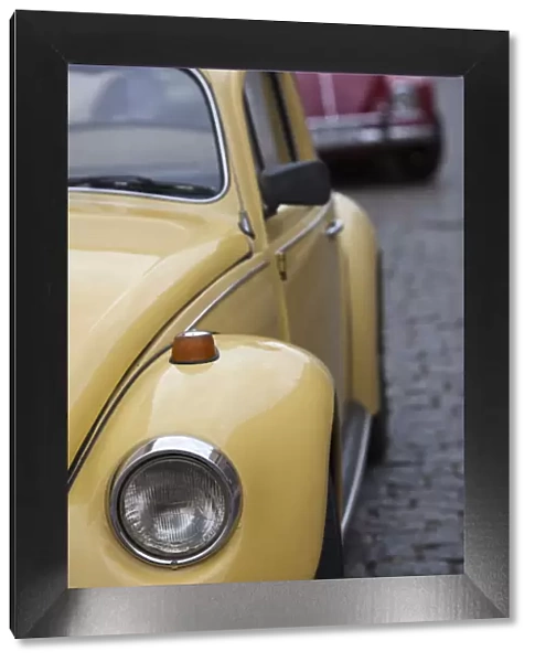Uruguay, Colonia del Sacramento, VW Beetle car, detail