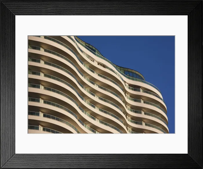 Framed Print : Uruguay, Punta del Este, high rise buildings along Rambla Claudio Williman, morning Framed Print : Uruguay, Punta del Este, high rise buildings along Rambla Claudio Williman, morning