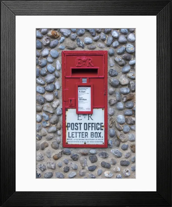 Framed Print : UK, England, East Anglia, Norfolk, Cley, Letterbox Framed Print : UK, England, East Anglia, Norfolk, Cley, Letterbox