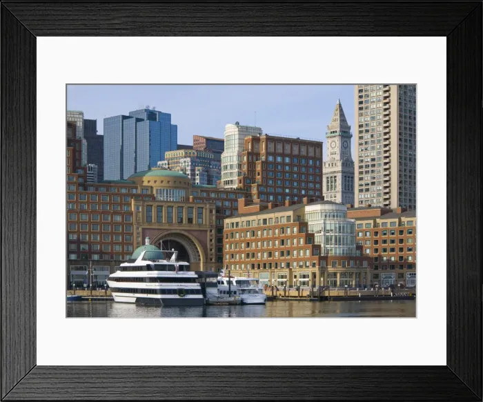 Framed Print : USA, Massachusetts, Boston, Rowes Wharf Framed Print : USA, Massachusetts, Boston, Rowes Wharf
