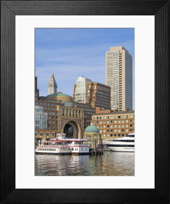 Framed Print : USA, Massachusetts, Boston, Rowes Wharf Framed Print : USA, Massachusetts, Boston, Rowes Wharf