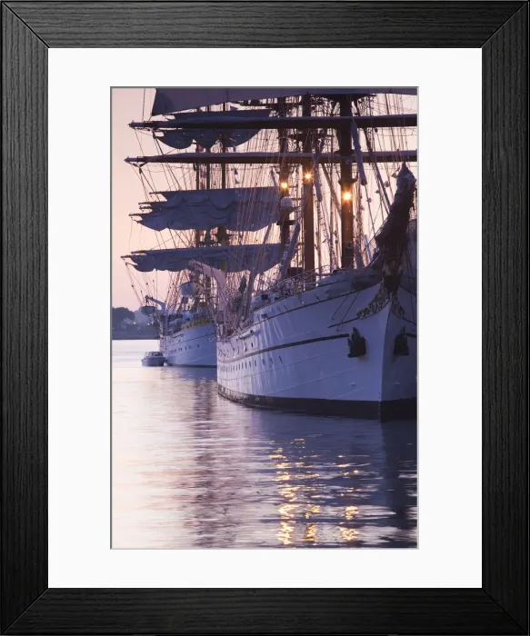Framed Print : USA, Massachusetts, Boston, Sail Boston Tall Ships Festival, Portuguese tall ship Framed Print : USA, Massachusetts, Boston, Sail Boston Tall Ships Festival, Portuguese tall ship