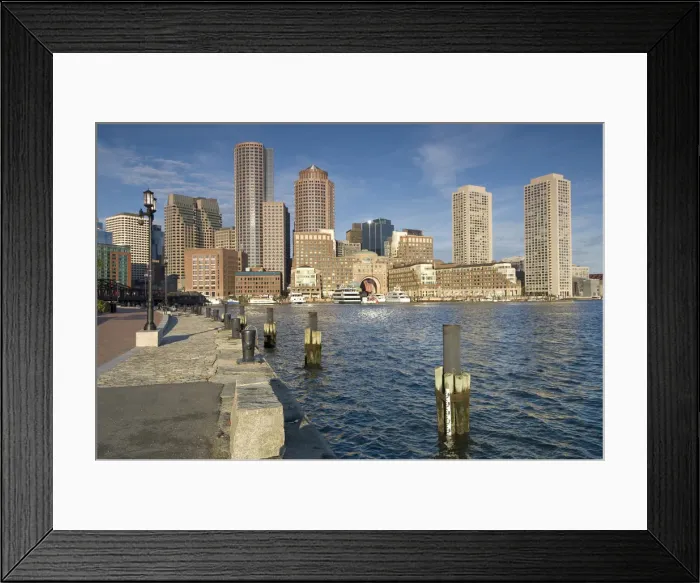Framed Print : Rowes Wharf, Boston Harbor, Boston, Massachusetts, USA Framed Print : Rowes Wharf, Boston Harbor, Boston, Massachusetts, USA